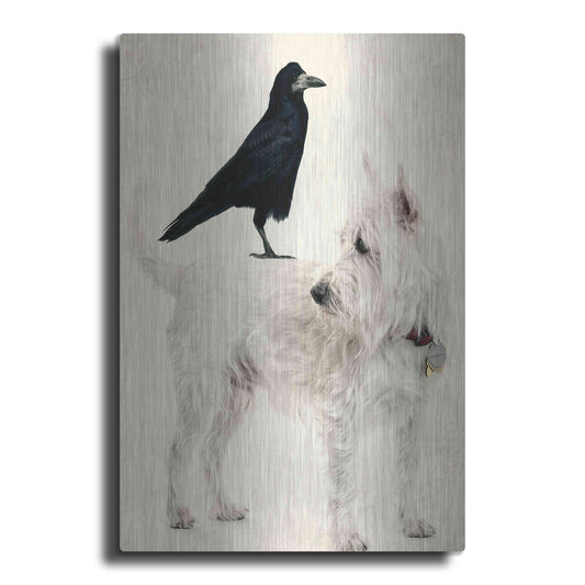 Luxe Metal Art 'The Hitchhiker' by Edward M. Fielding, Metal Wall Art