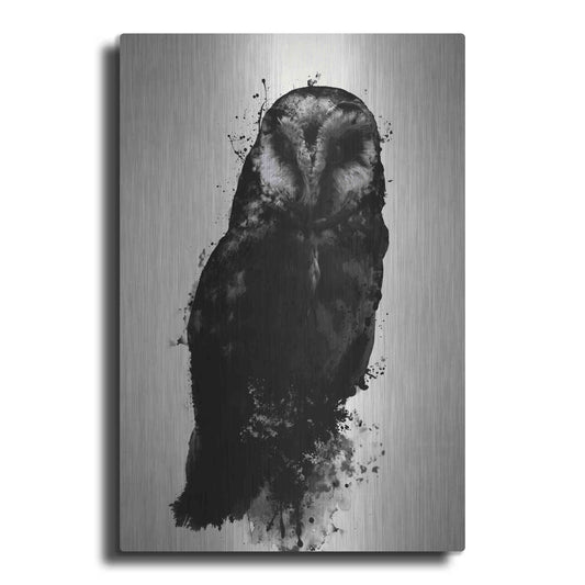 Luxe Metal Art 'The Owl' by Nicklas Gustafsson, Metal Wall Art