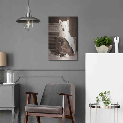 Luxe Metal Art 'Vintage Wash Day' by Edward M. Fielding, Metal Wall Art,16x24