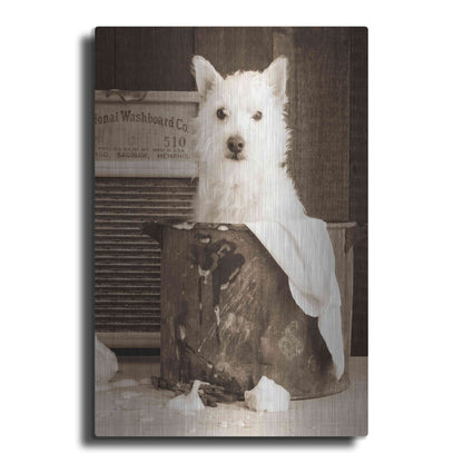 Luxe Metal Art 'Vintage Wash Day' by Edward M. Fielding, Metal Wall Art