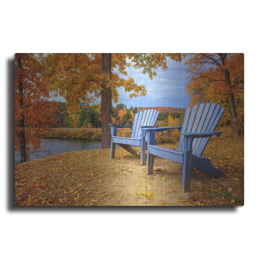 Luxe Metal Art 'Autumn Splendor' by Edward M. Fielding, Metal Wall Art