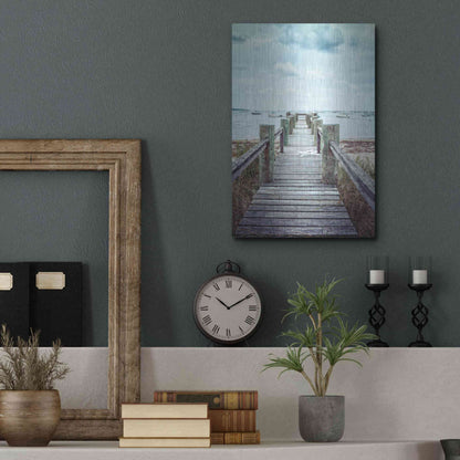 Luxe Metal Art 'Cape Cod' by Edward M. Fielding, Metal Wall Art,12x16