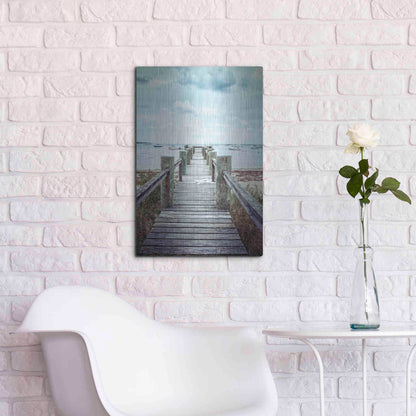 Luxe Metal Art 'Cape Cod' by Edward M. Fielding, Metal Wall Art,16x24