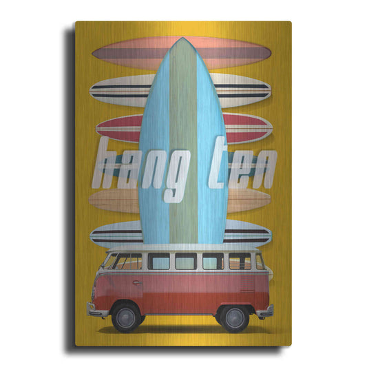 Luxe Metal Art 'Hang Ten' by Edward M. Fielding, Metal Wall Art