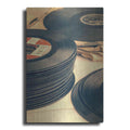 Luxe Metal Art 'Old 45s' by Edward M. Fielding, Metal Wall Art
