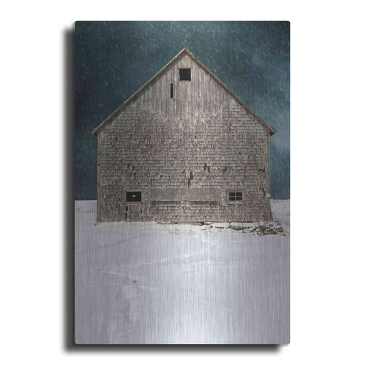 Luxe Metal Art 'Old Barn' by Edward M. Fielding, Metal Wall Art