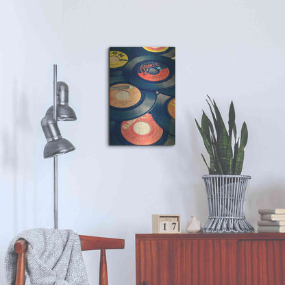 Luxe Metal Art 'Old Records' by Edward M. Fielding, Metal Wall Art,16x24