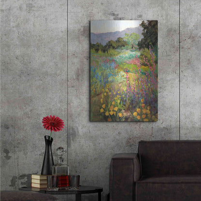 Luxe Metal Art 'Spring Days' by Ellie Freudenstein, Metal Wall Art,24x36