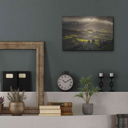 Luxe Metal Art 'The Shire' by Enrico Fossati, Metal Wall Art,16x12
