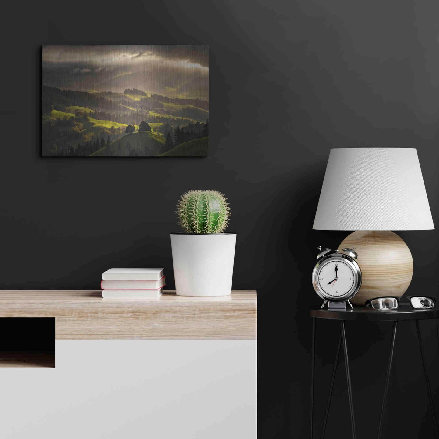 Luxe Metal Art 'The Shire' by Enrico Fossati, Metal Wall Art,24x16