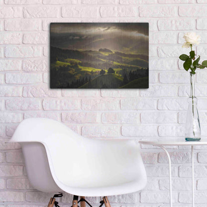 Luxe Metal Art 'The Shire' by Enrico Fossati, Metal Wall Art,24x16