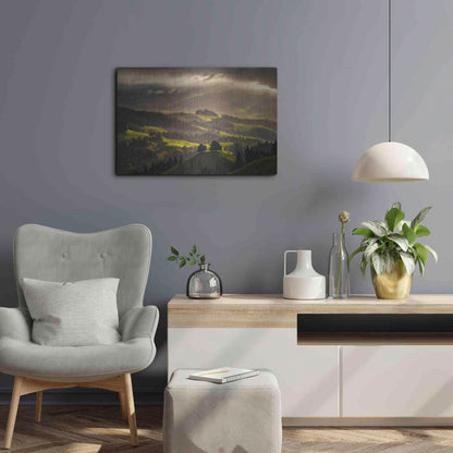Luxe Metal Art 'The Shire' by Enrico Fossati, Metal Wall Art,24x16