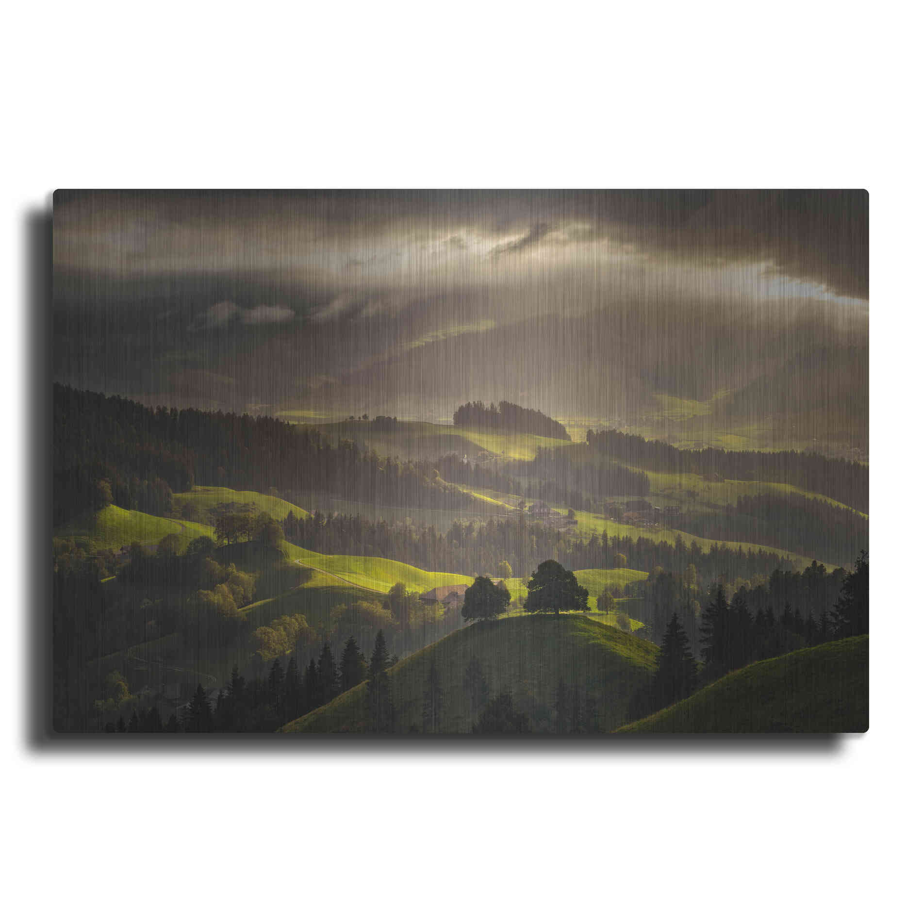 Luxe Metal Art 'The Shire' by Enrico Fossati, Metal Wall Art