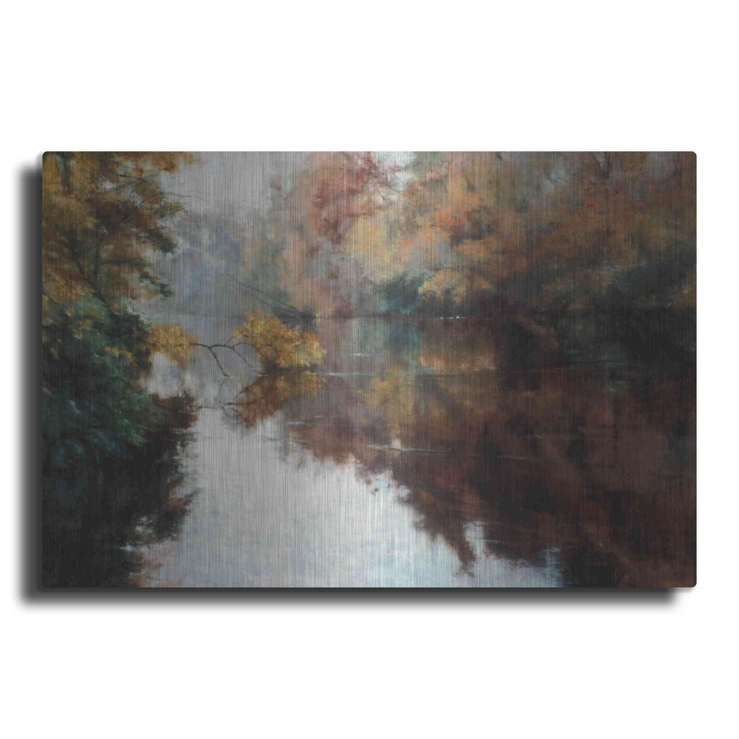 Luxe Metal Art 'Branch on the Charles' by Esther Engelman, Metal Wall Art