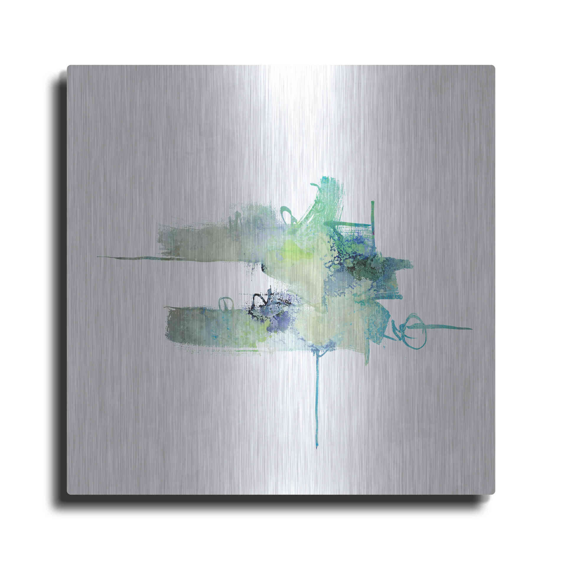 Luxe Metal Art 'Eastern Visions 11' by Jaclyn Frances, Metal Wall Art