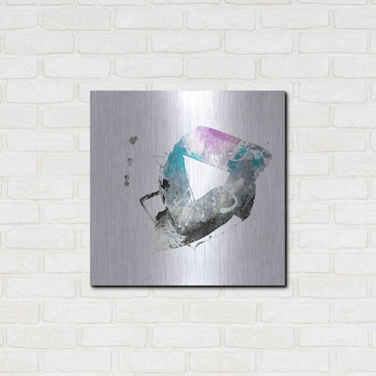 Luxe Metal Art 'Eastern Visions 4' by Jaclyn Frances, Metal Wall Art,24x24