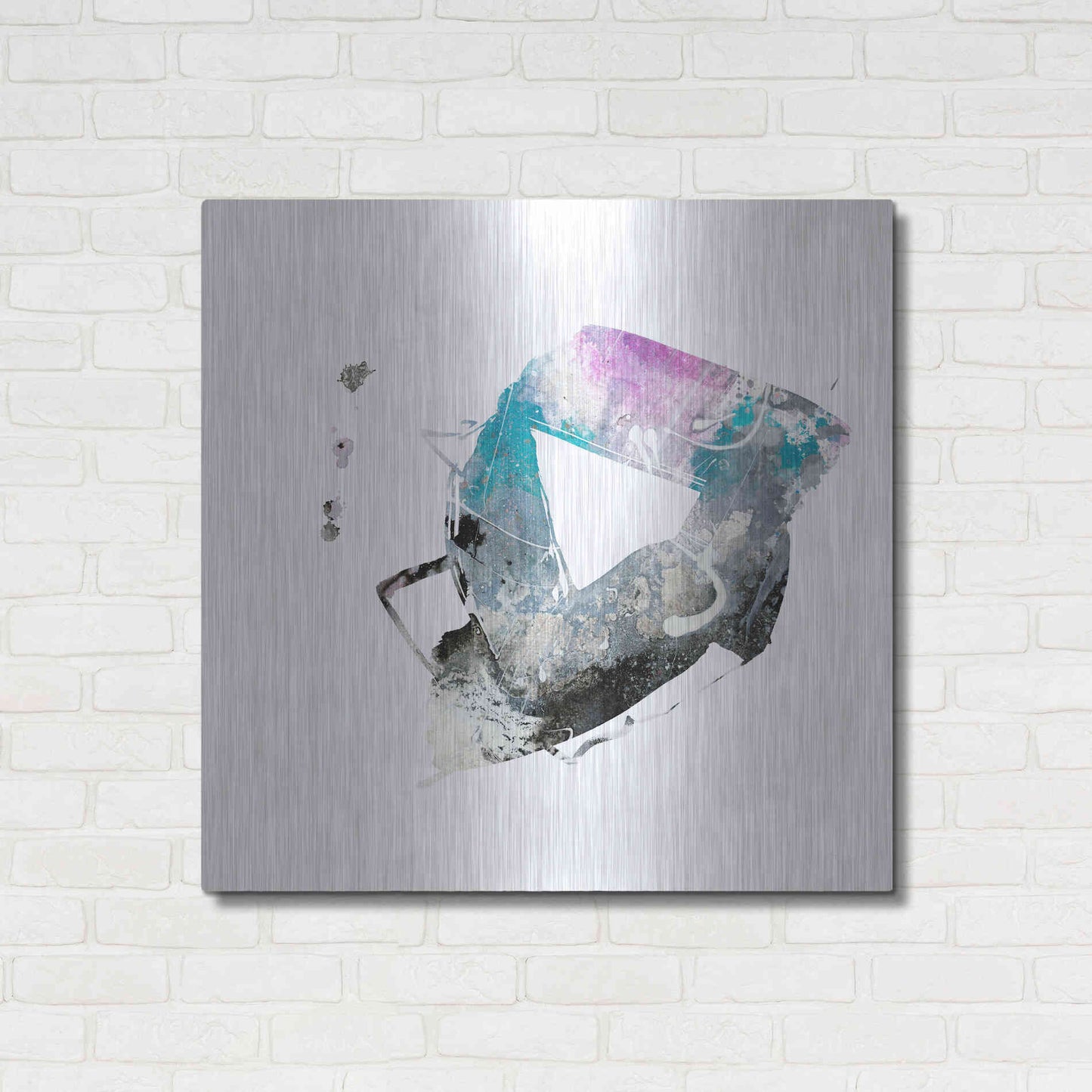 Luxe Metal Art 'Eastern Visions 4' by Jaclyn Frances, Metal Wall Art,36x36