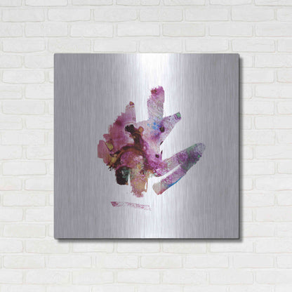 Luxe Metal Art 'Eastern Visions 7' by Jaclyn Frances, Metal Wall Art,36x36