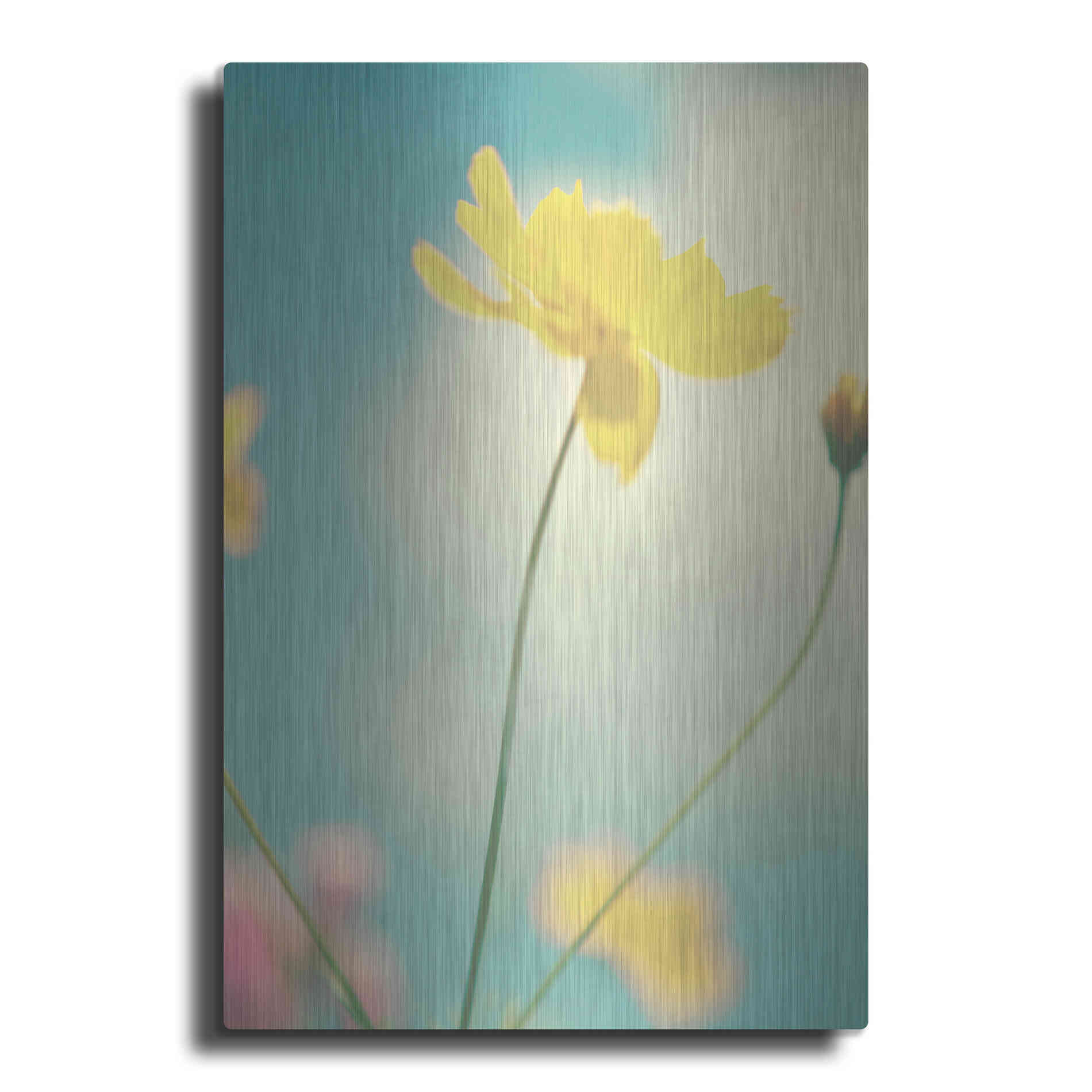 Luxe Metal Art 'Summer Breeze' by Kim Fearheiley, Metal Wall Art