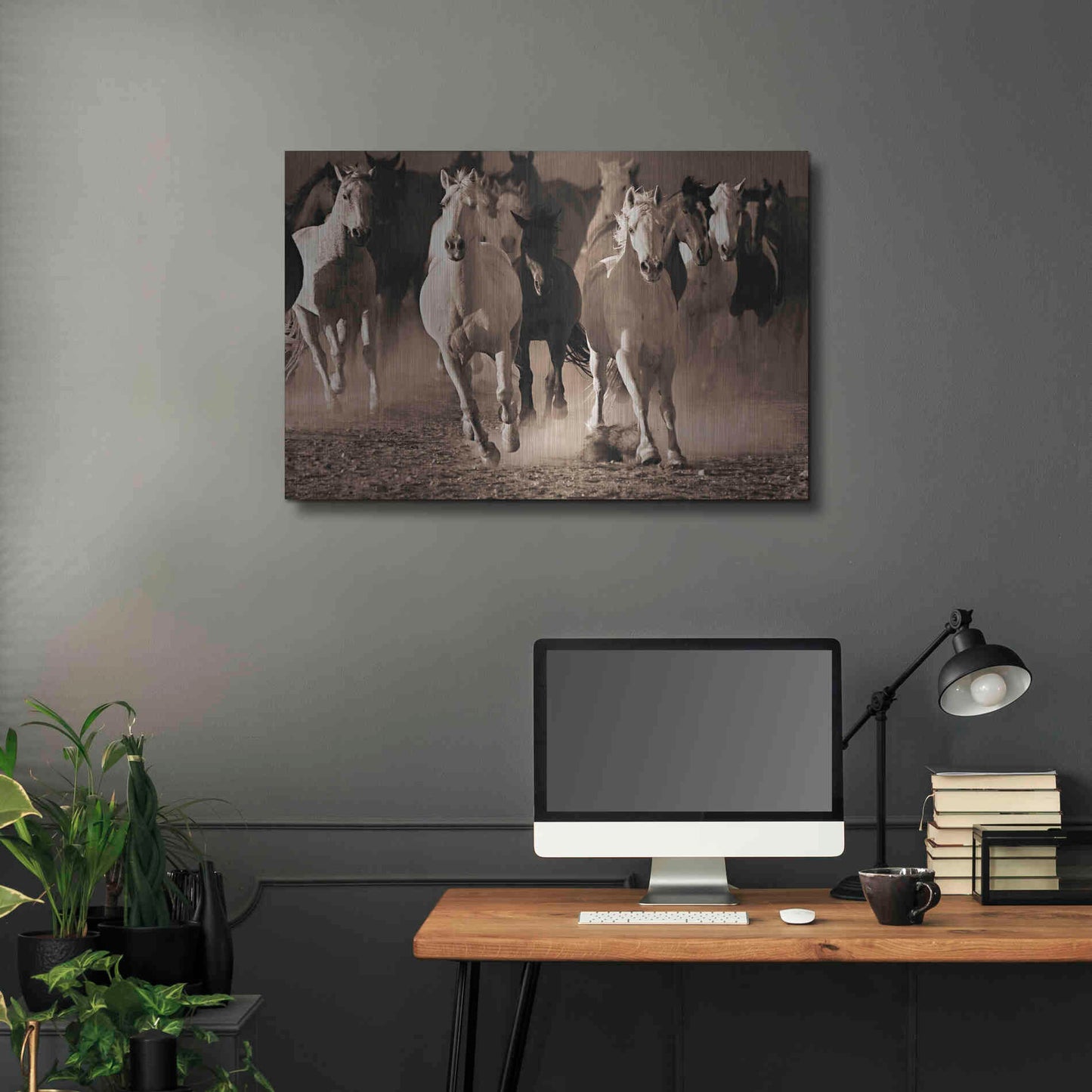 Luxe Metal Art 'About Face' by Lisa Dearing, Metal Wall Art,36x24