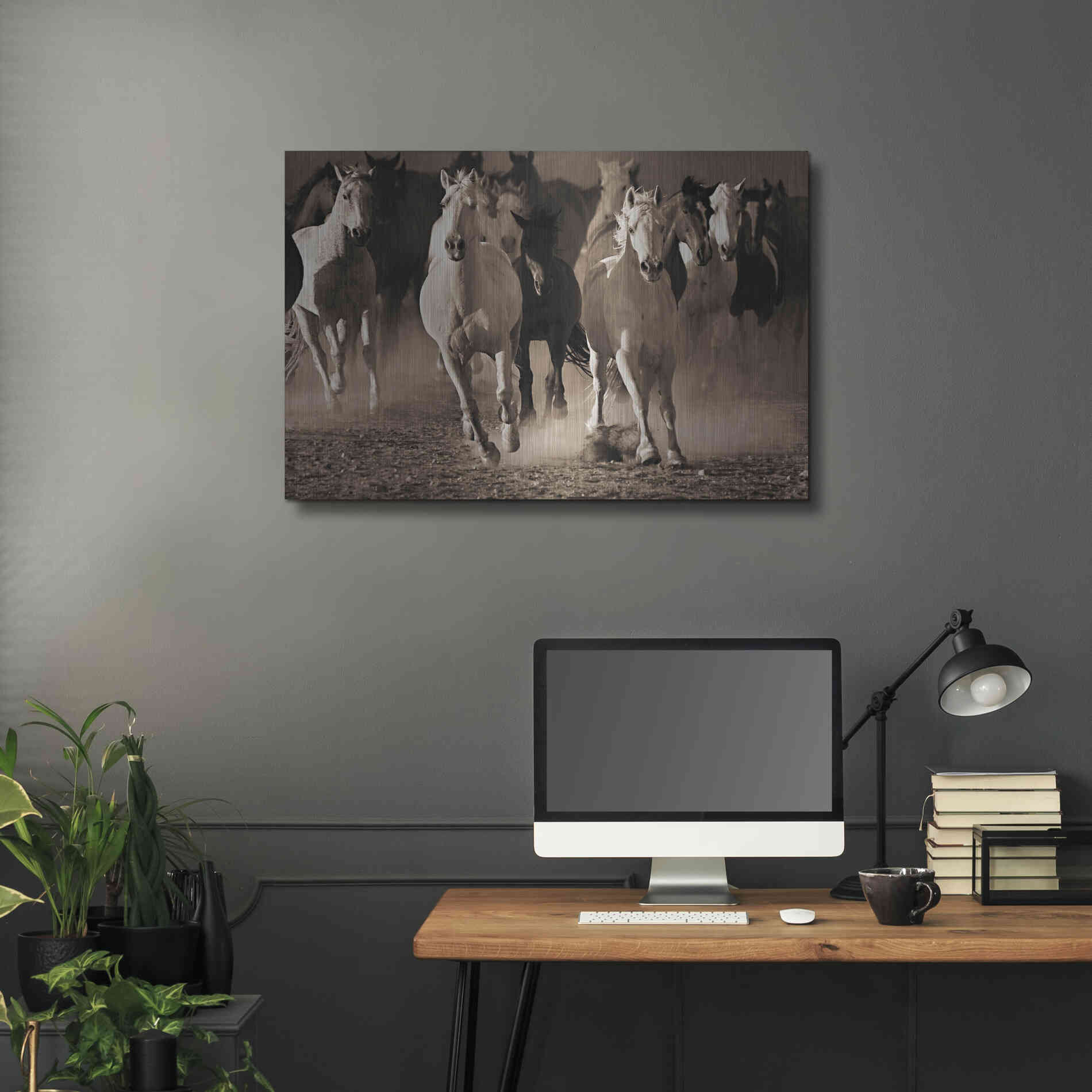 Luxe Metal Art 'About Face' by Lisa Dearing, Metal Wall Art,36x24