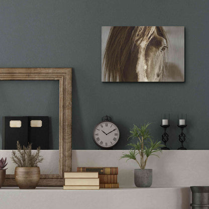 Luxe Metal Art 'Amante' by Lisa Dearing, Metal Wall Art,16x12