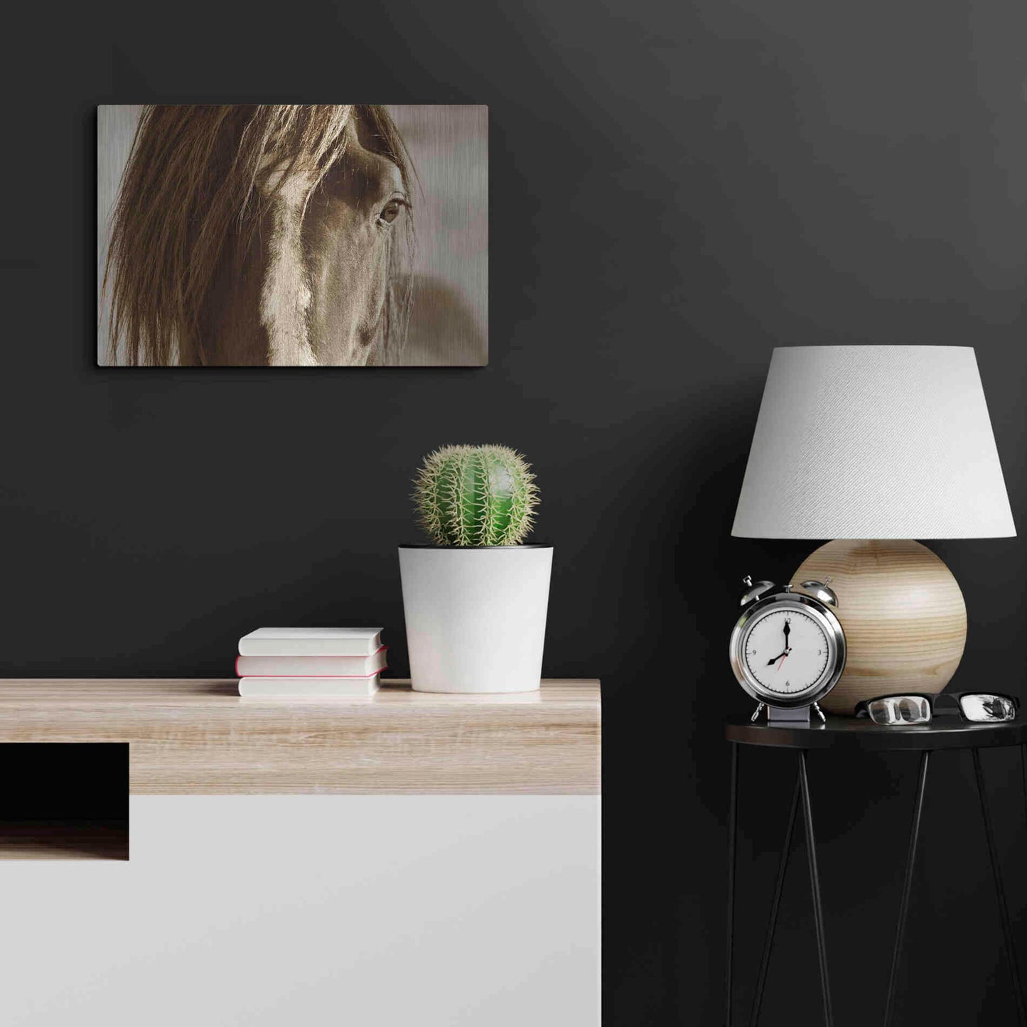 Luxe Metal Art 'Amante' by Lisa Dearing, Metal Wall Art,24x16