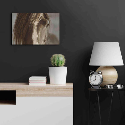 Luxe Metal Art 'Amante' by Lisa Dearing, Metal Wall Art,24x16