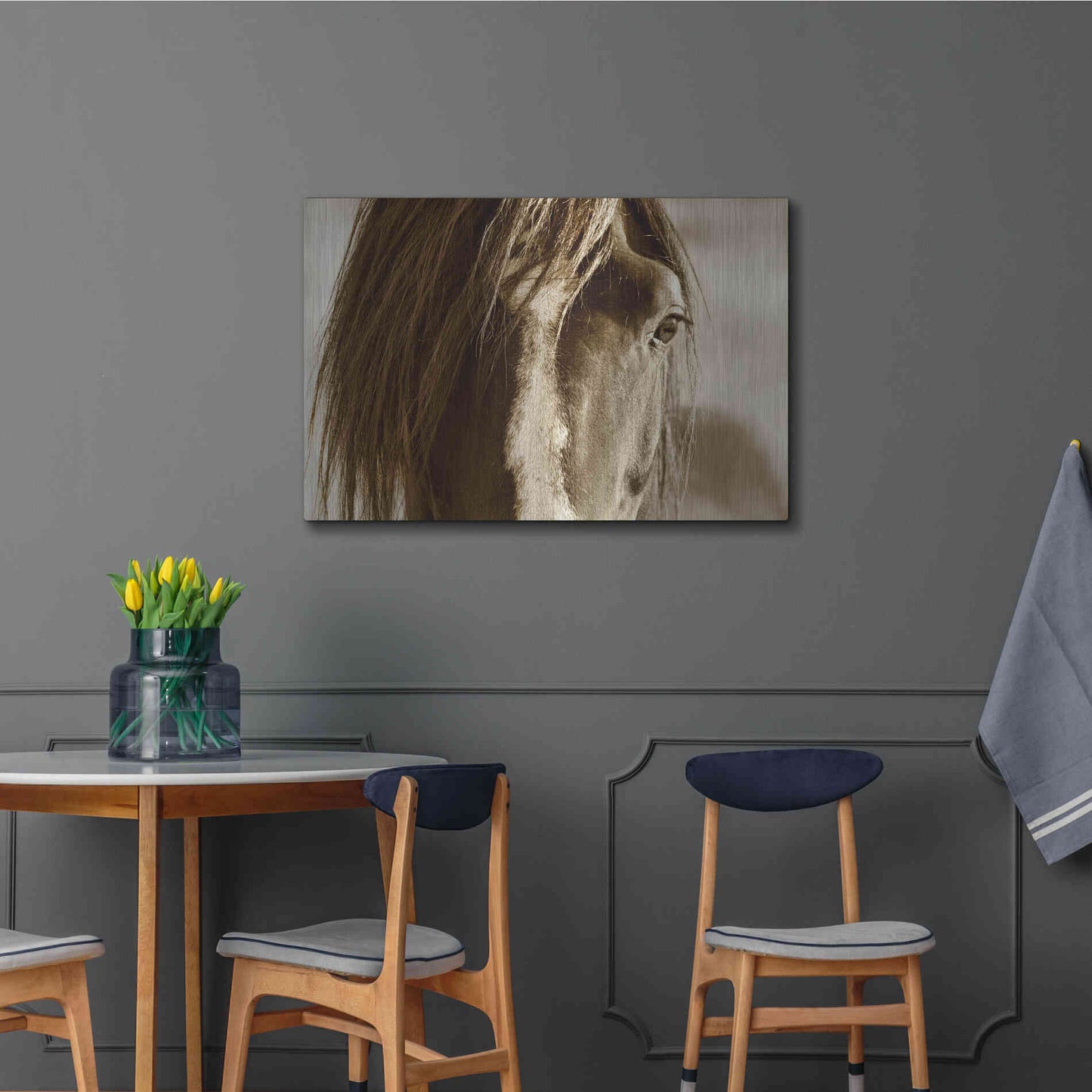 Luxe Metal Art 'Amante' by Lisa Dearing, Metal Wall Art,36x24