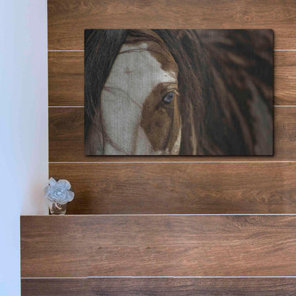 Luxe Metal Art 'Blue' by Lisa Dearing, Metal Wall Art,16x12