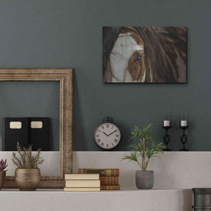 Luxe Metal Art 'Blue' by Lisa Dearing, Metal Wall Art,16x12