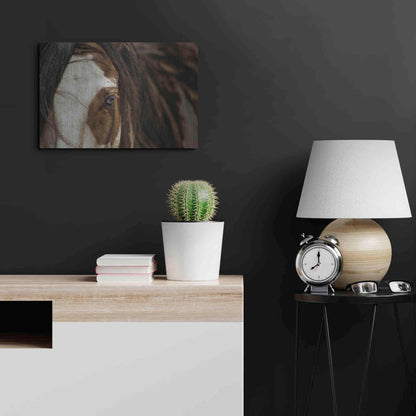 Luxe Metal Art 'Blue' by Lisa Dearing, Metal Wall Art,24x16