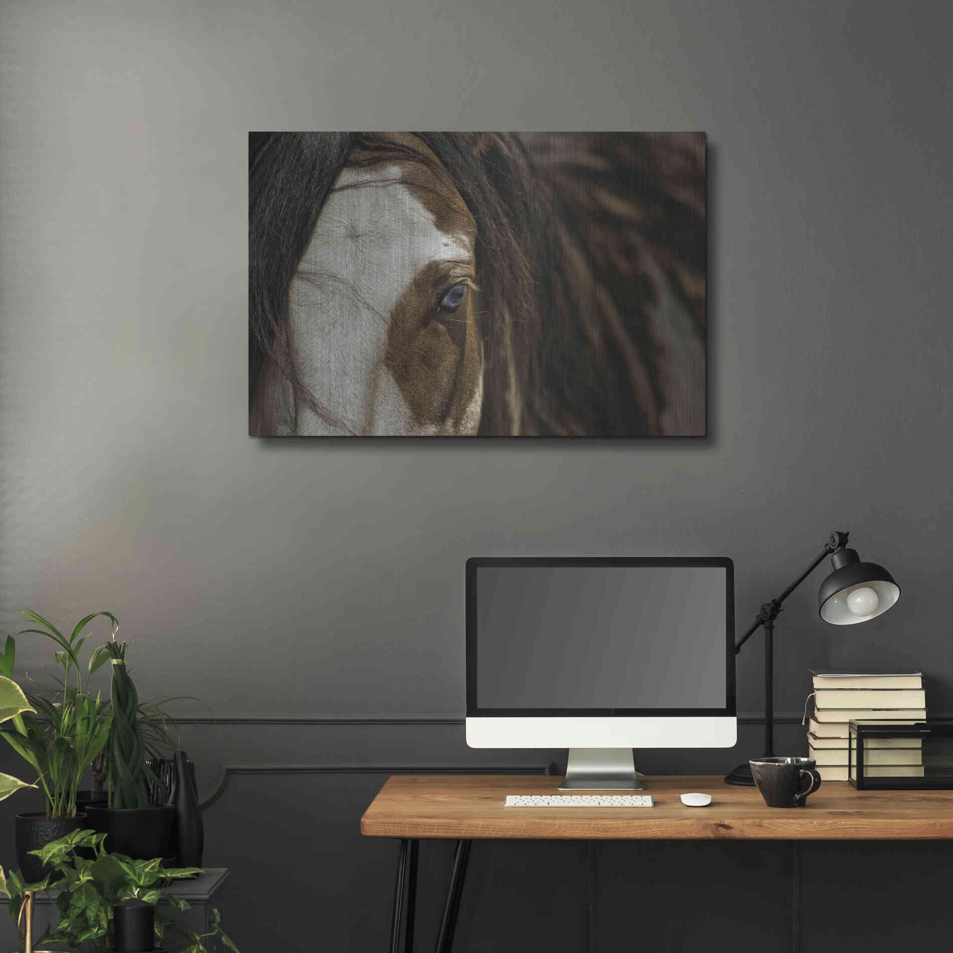 Luxe Metal Art 'Blue' by Lisa Dearing, Metal Wall Art,36x24