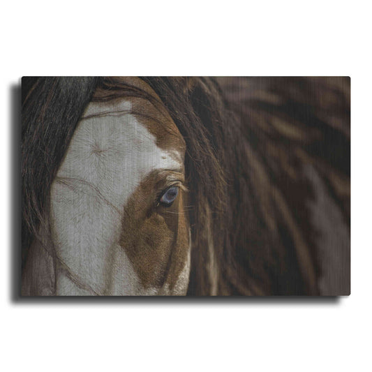 Luxe Metal Art 'Blue' by Lisa Dearing, Metal Wall Art