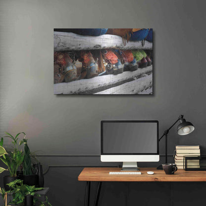 Luxe Metal Art 'Boots & Spurs' by Lisa Dearing, Metal Wall Art,36x24