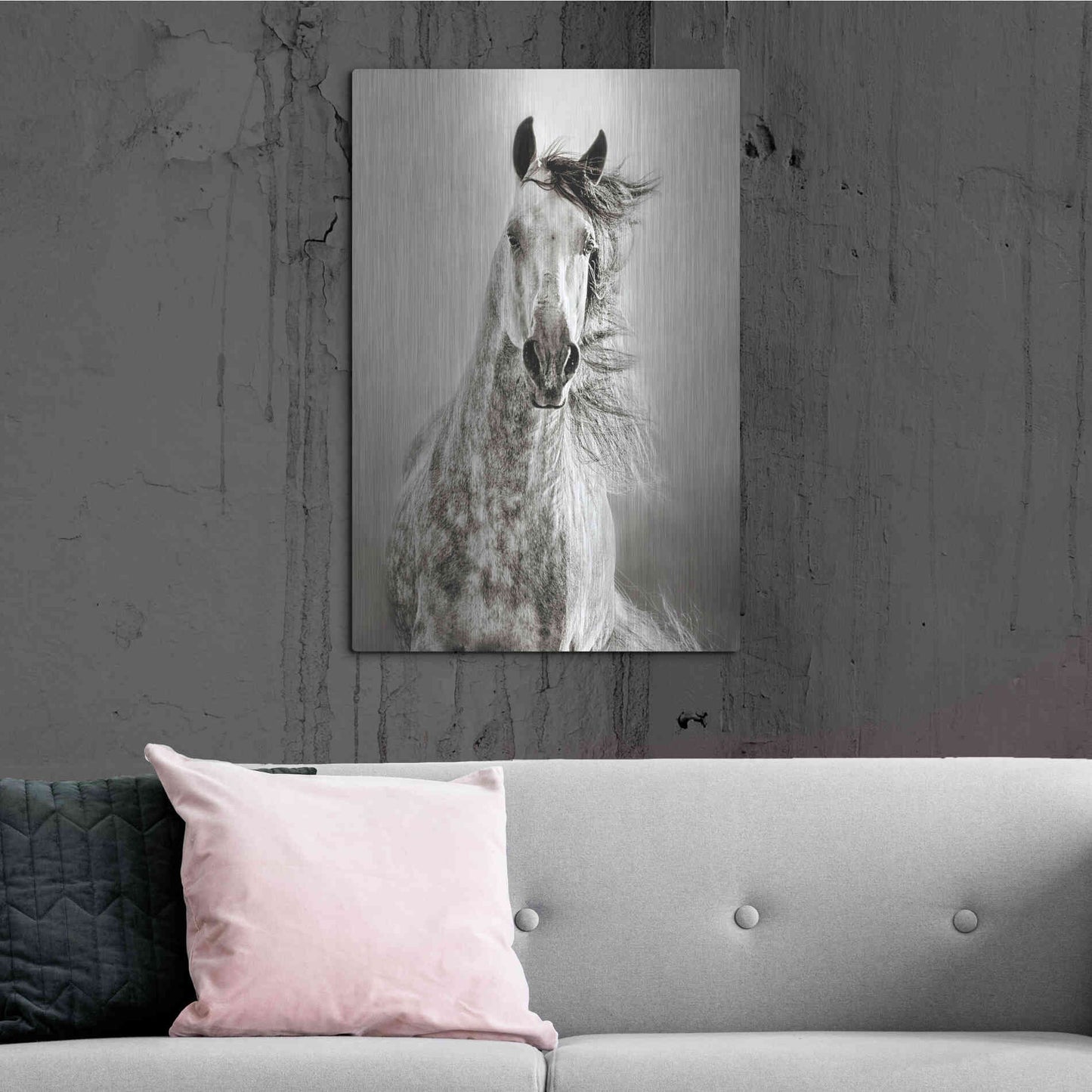 Luxe Metal Art 'Caballo de Andaluz' by Lisa Dearing, Metal Wall Art,24x36