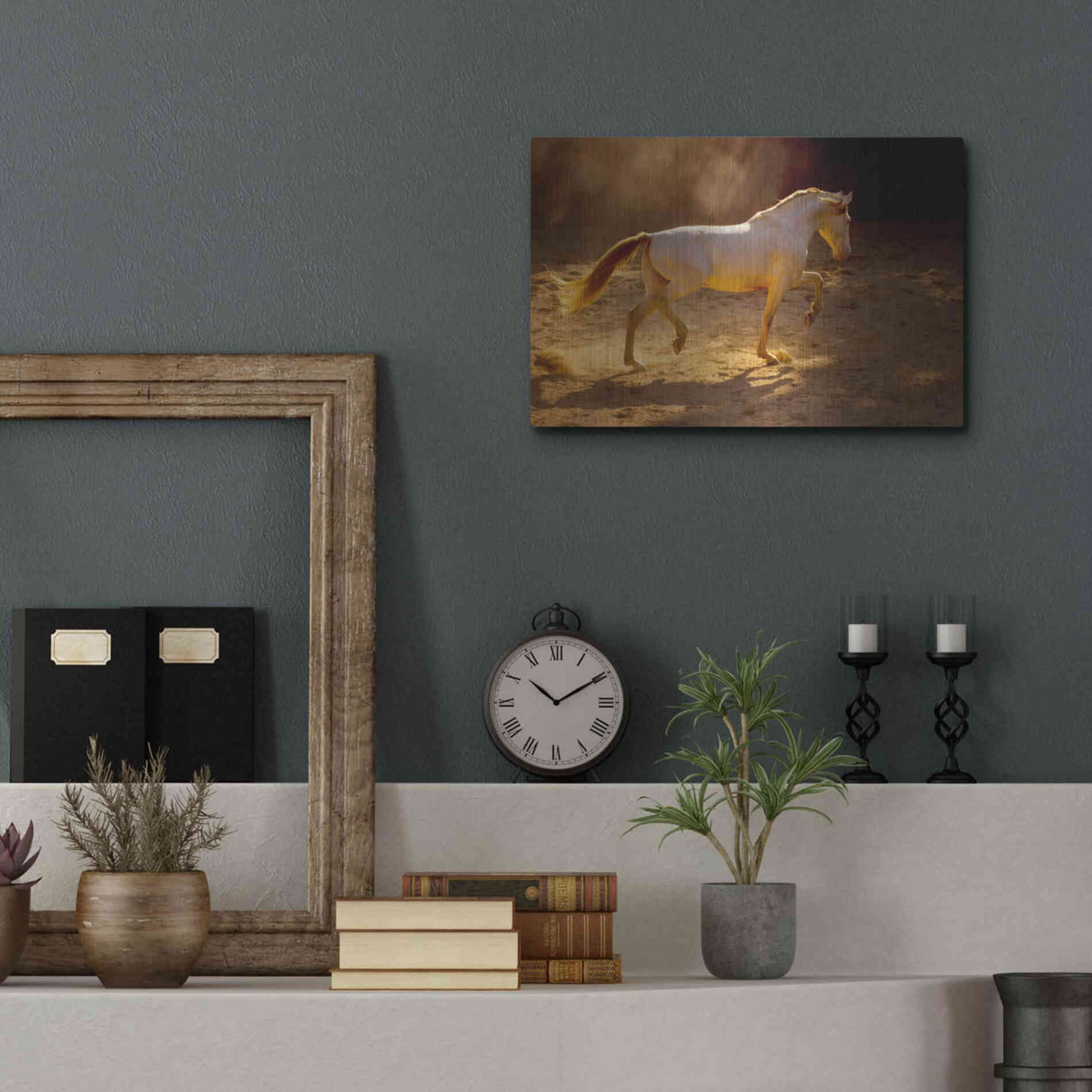 Luxe Metal Art 'Dancing In The Light' by Lisa Dearing, Metal Wall Art,16x12