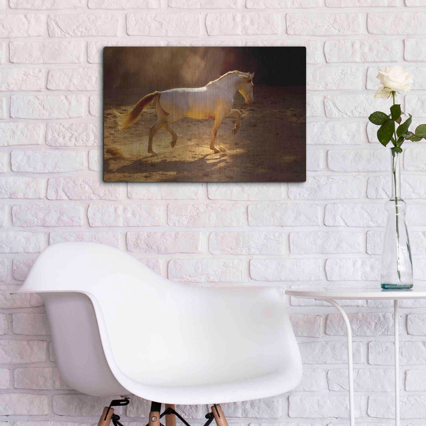 Luxe Metal Art 'Dancing In The Light' by Lisa Dearing, Metal Wall Art,24x16