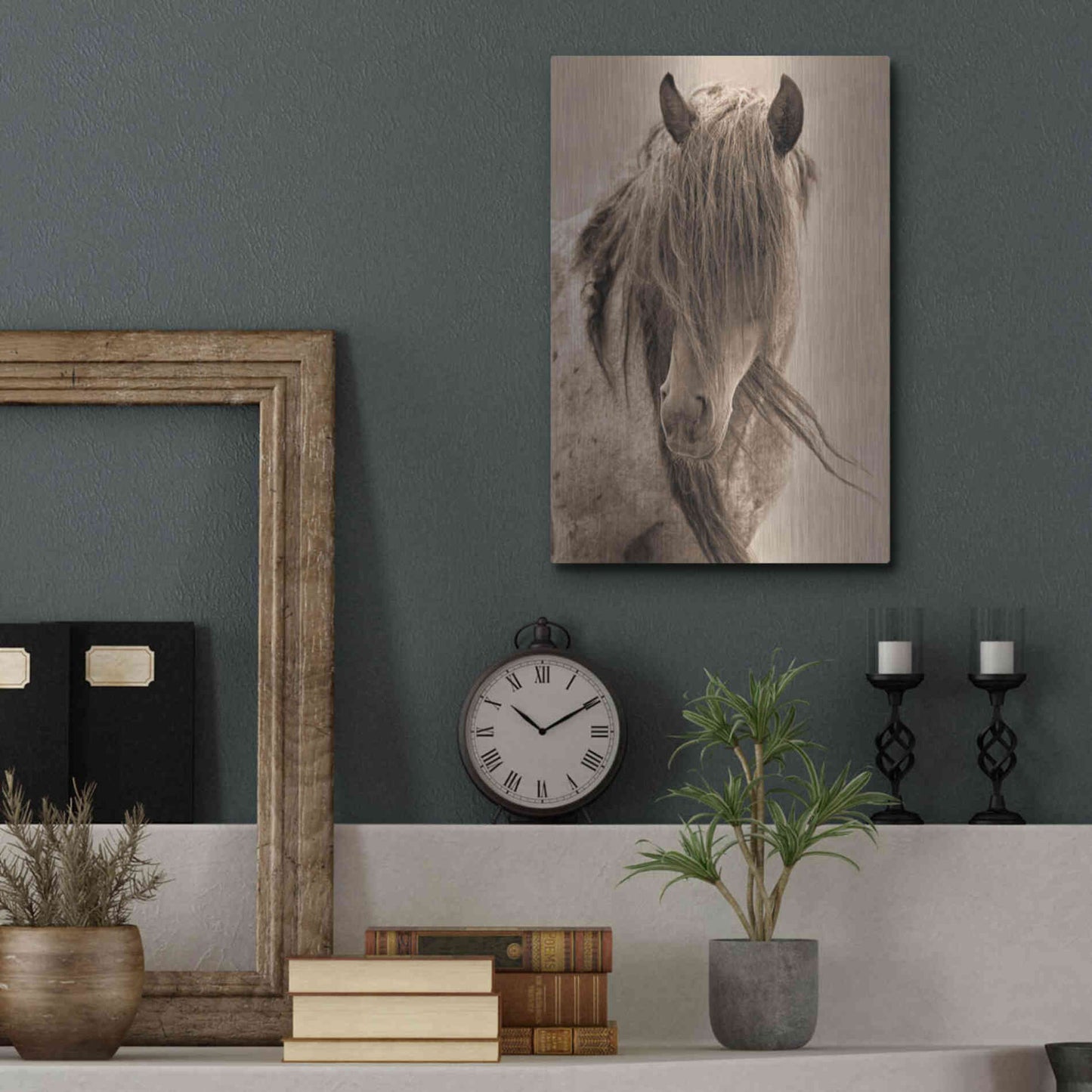 Luxe Metal Art 'Freedom' by Lisa Dearing, Metal Wall Art,12x16