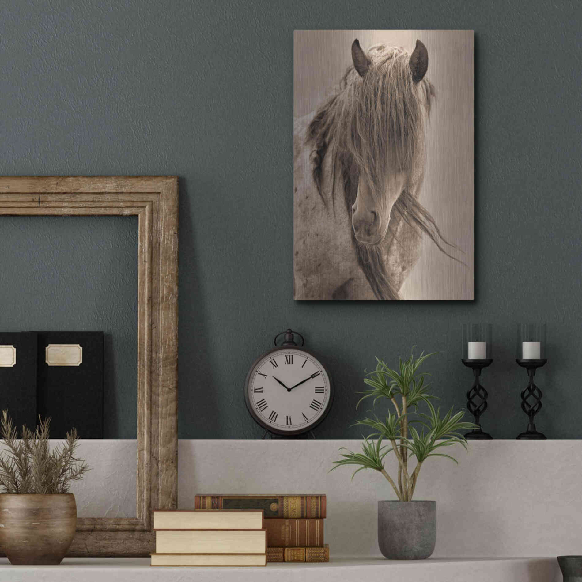 Luxe Metal Art 'Freedom' by Lisa Dearing, Metal Wall Art,12x16