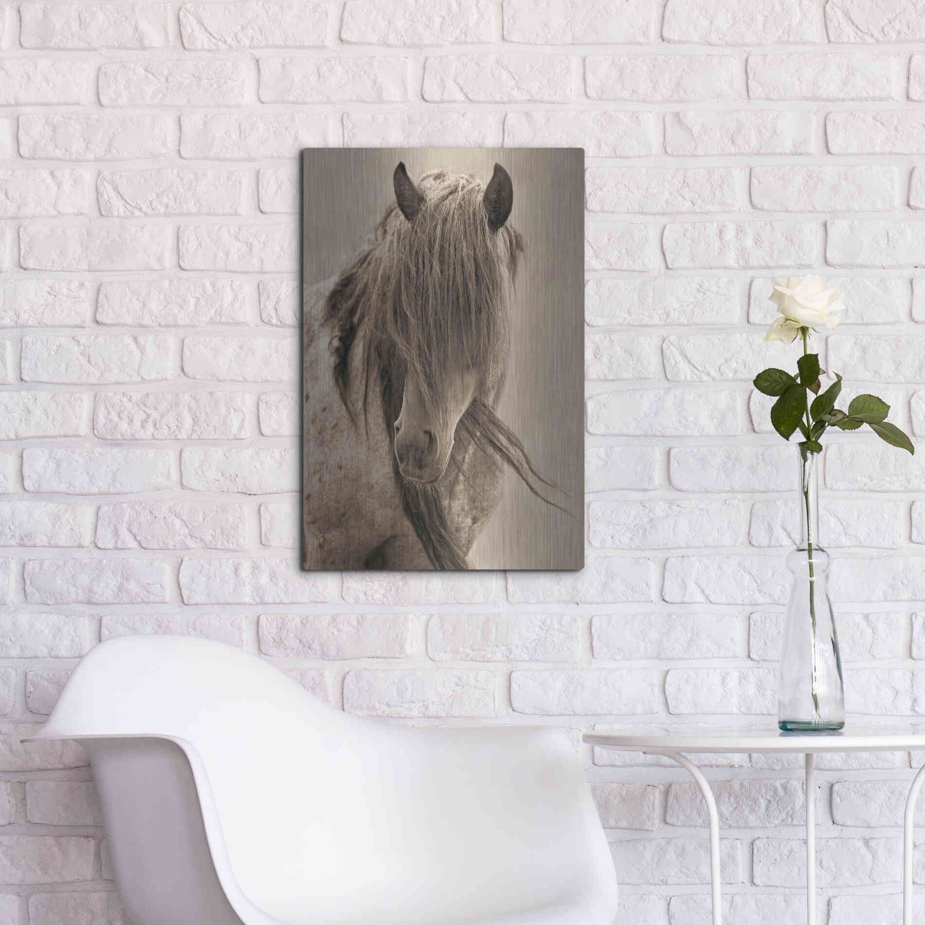 Luxe Metal Art 'Freedom' by Lisa Dearing, Metal Wall Art,16x24