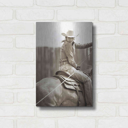 Luxe Metal Art 'Got One' by Lisa Dearing, Metal Wall Art,12x16