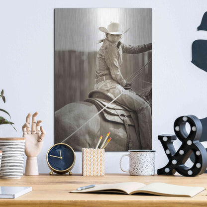 Luxe Metal Art 'Got One' by Lisa Dearing, Metal Wall Art,12x16