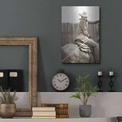 Luxe Metal Art 'Got One' by Lisa Dearing, Metal Wall Art,12x16