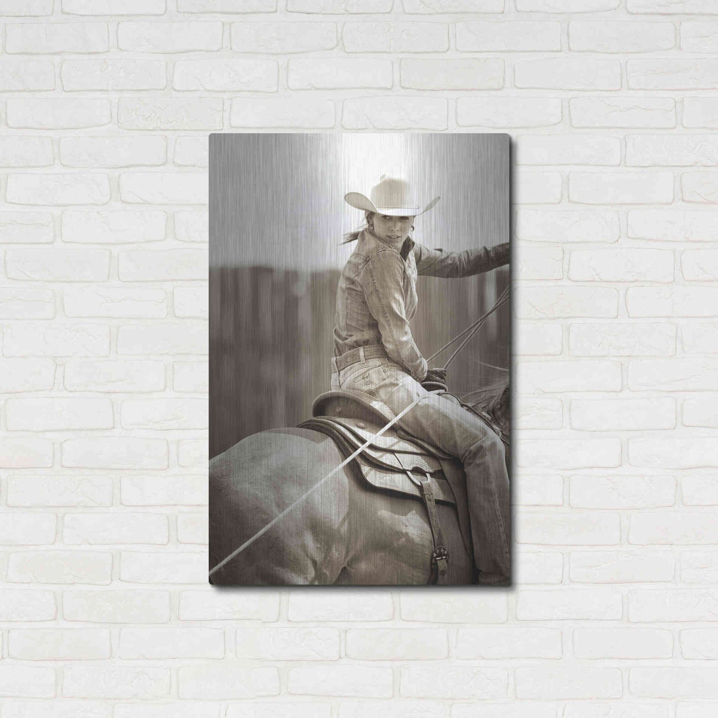 Luxe Metal Art 'Got One' by Lisa Dearing, Metal Wall Art,24x36