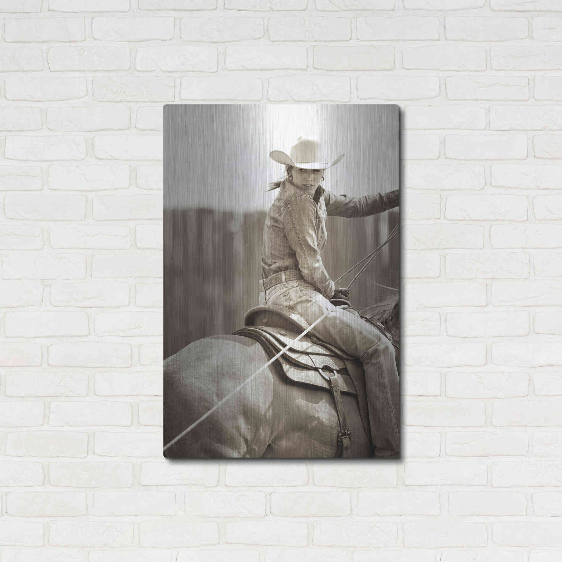 Luxe Metal Art 'Got One' by Lisa Dearing, Metal Wall Art,24x36