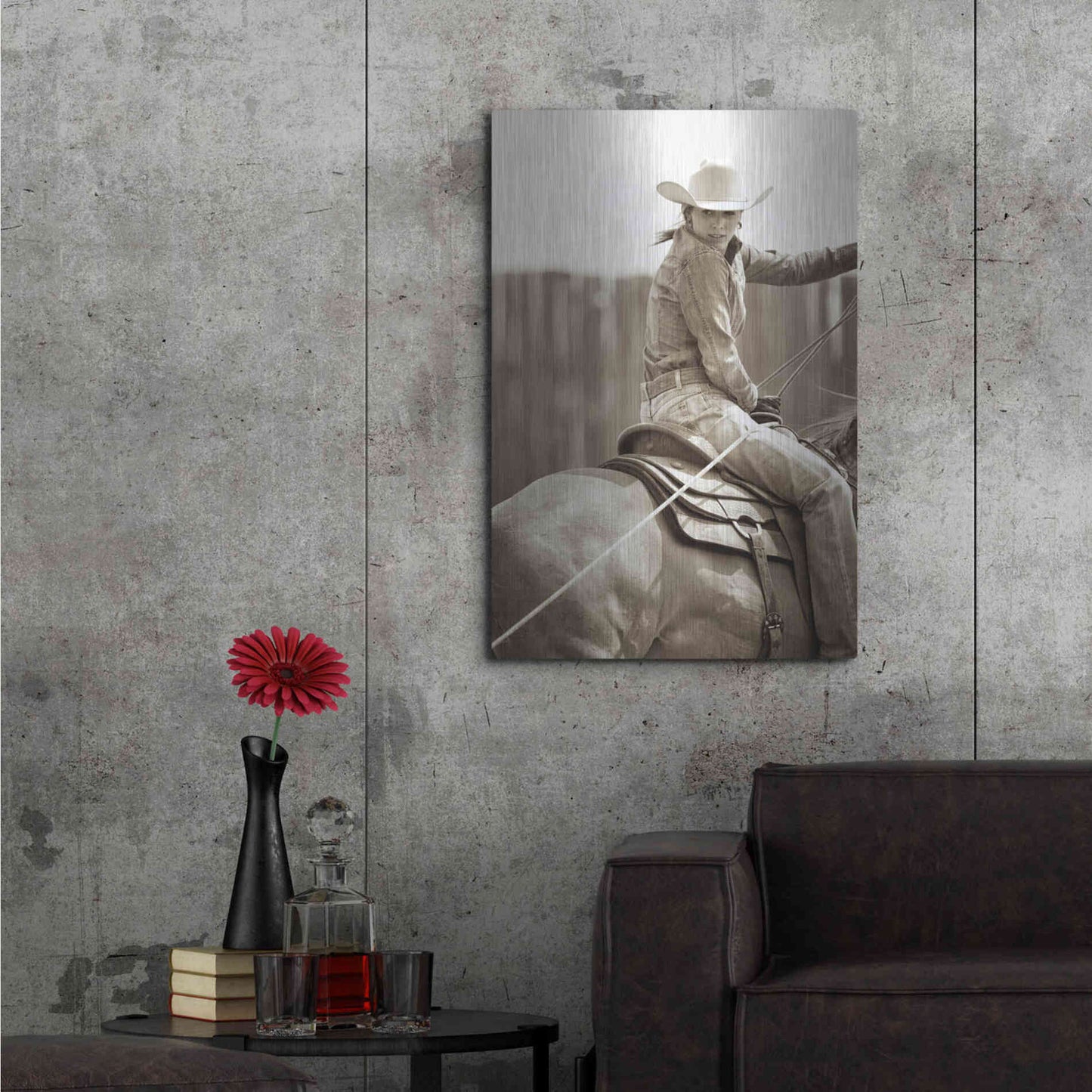 Luxe Metal Art 'Got One' by Lisa Dearing, Metal Wall Art,24x36