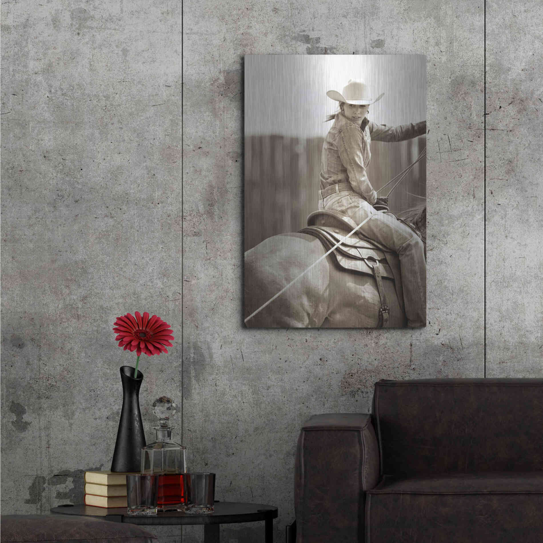 Luxe Metal Art 'Got One' by Lisa Dearing, Metal Wall Art,24x36