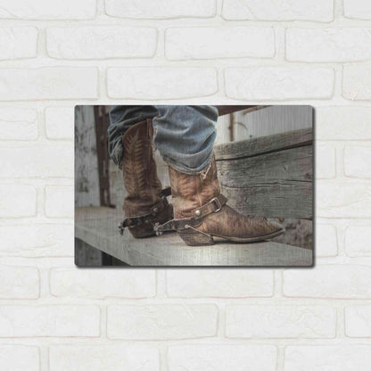 Luxe Metal Art 'Like a Second Skin' by Lisa Dearing, Metal Wall Art,16x12
