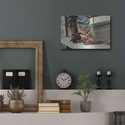 Luxe Metal Art 'Like a Second Skin' by Lisa Dearing, Metal Wall Art,16x12